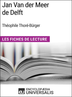 cover image of Jan Van der Meer de Delft de Théophile Thoré-Bürger